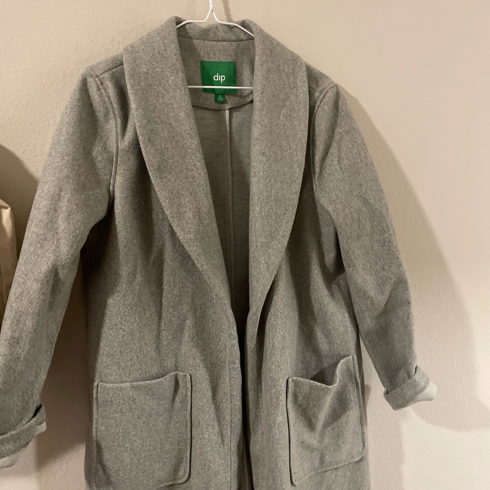 Long grey coat
